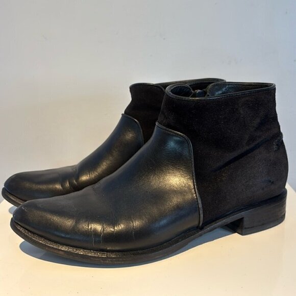 Rag & Bone Aston Suede Leather Short Ankle Biker Boot Size 9.5 - Picture 1 of 13